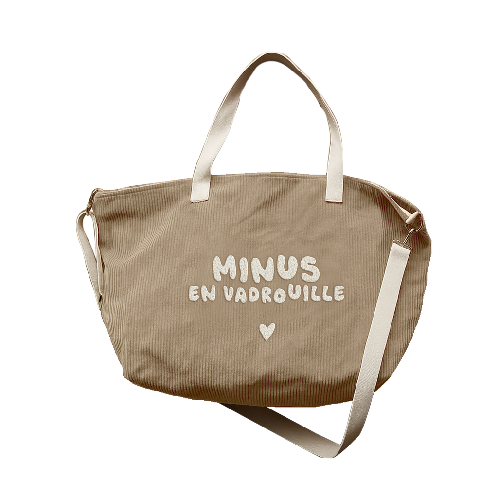 Sac XL velours beige