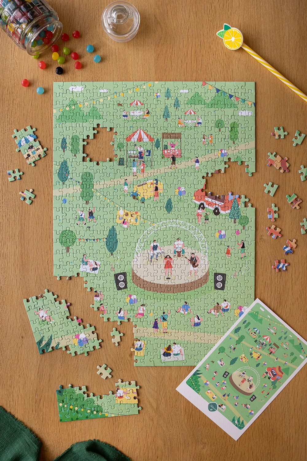 Puzzle 500 pièces Un air de fête