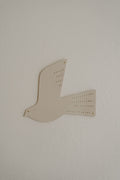 Oiseau en cuir - Beige