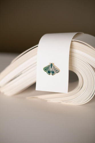 Pin's papillon doré et vert