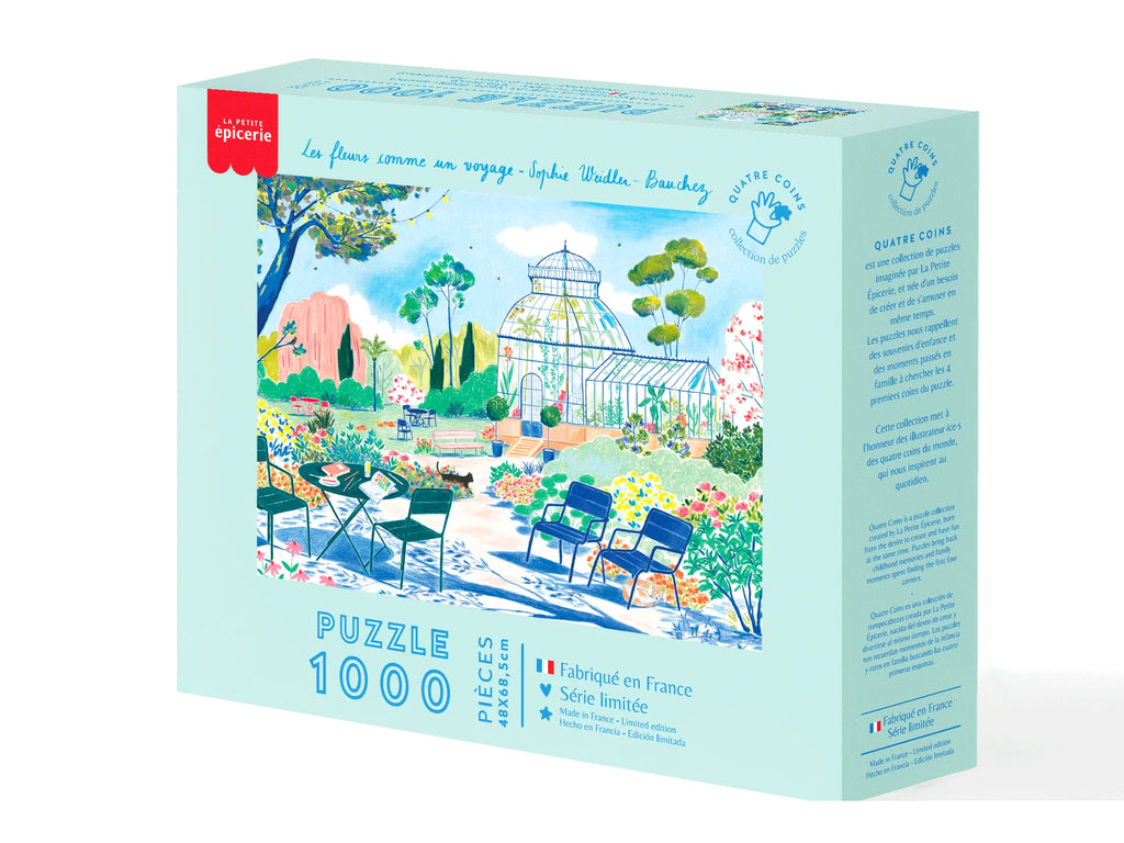 Puzzle 1000 pièces - Les fleurs comme un voyage