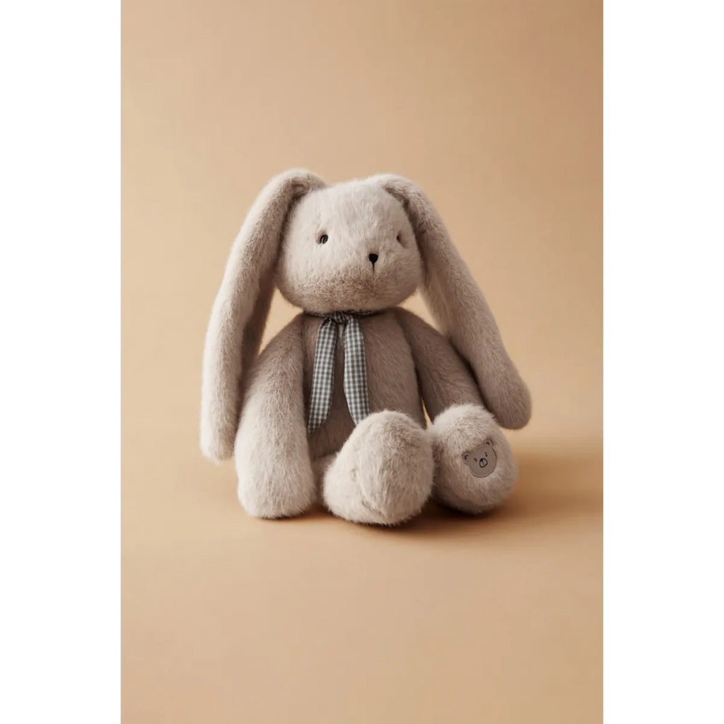 Peluche lapin gris