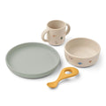 Ensemble de vaisselle en silicone - FLYING / SANDY