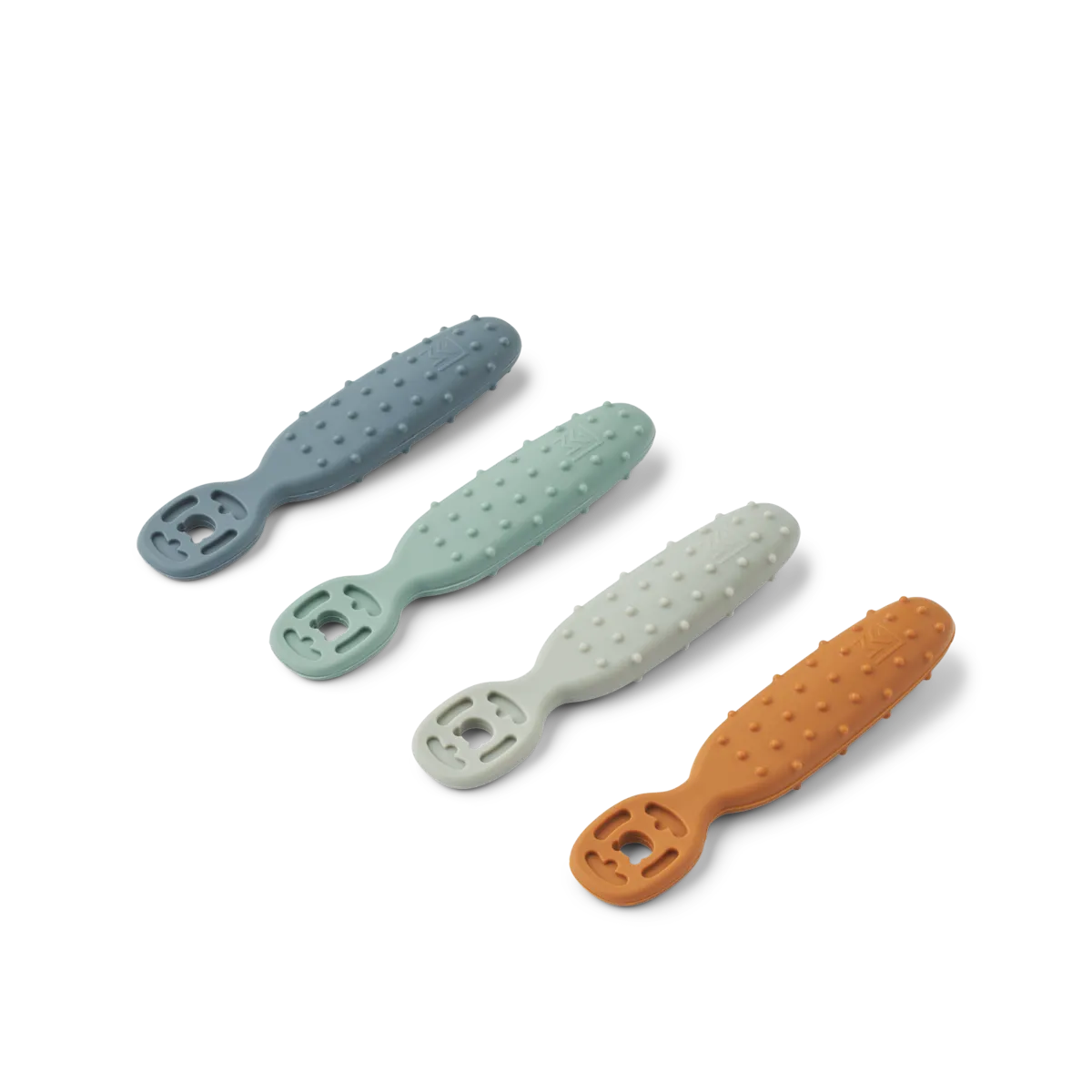 Cuillère d'apprentissage - Bleu / Vert