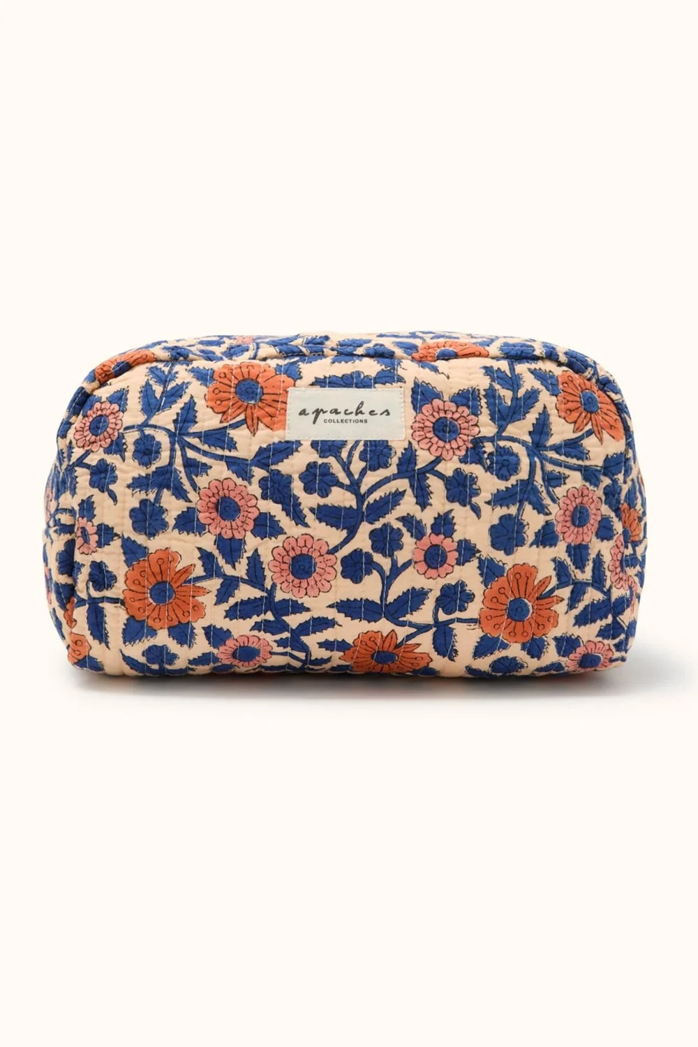 Grande trousse de toilette - Coeur bleu royal