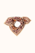 Petit foulard - Coeur flamingo