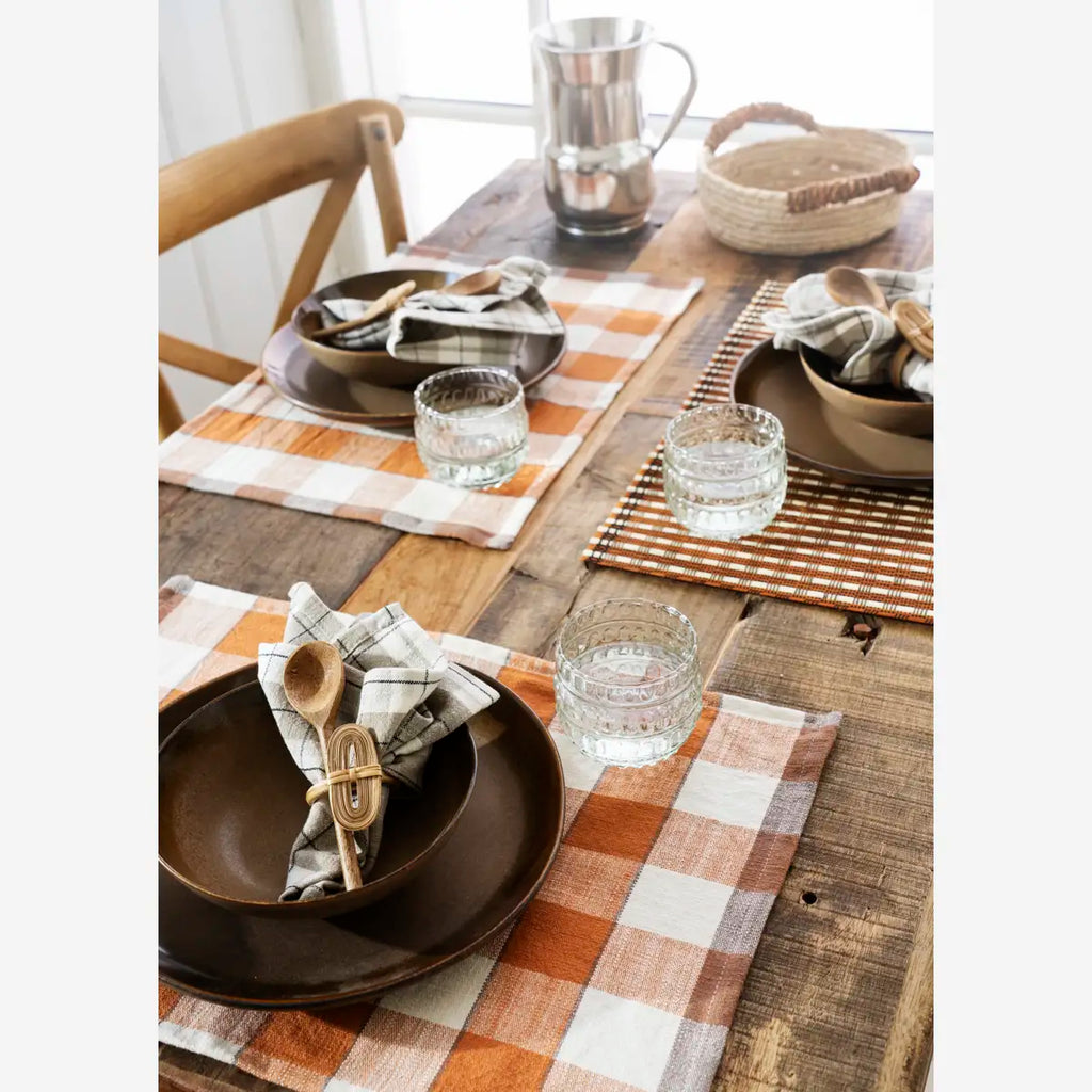 Assiette creuse / Plat marron