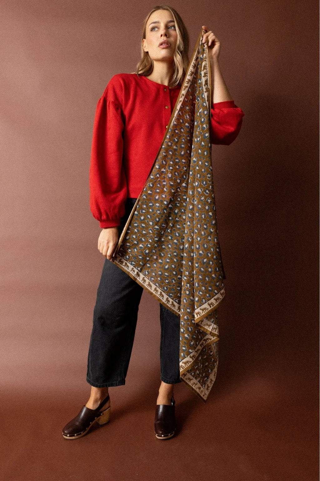 Grand foulard Indien - Dupatta