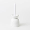 Bougeoir porcelaine - Blanc