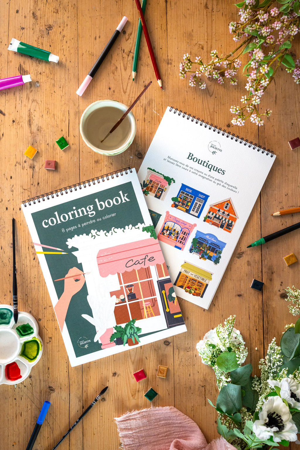 Carnet de coloriage A4 - Boutique