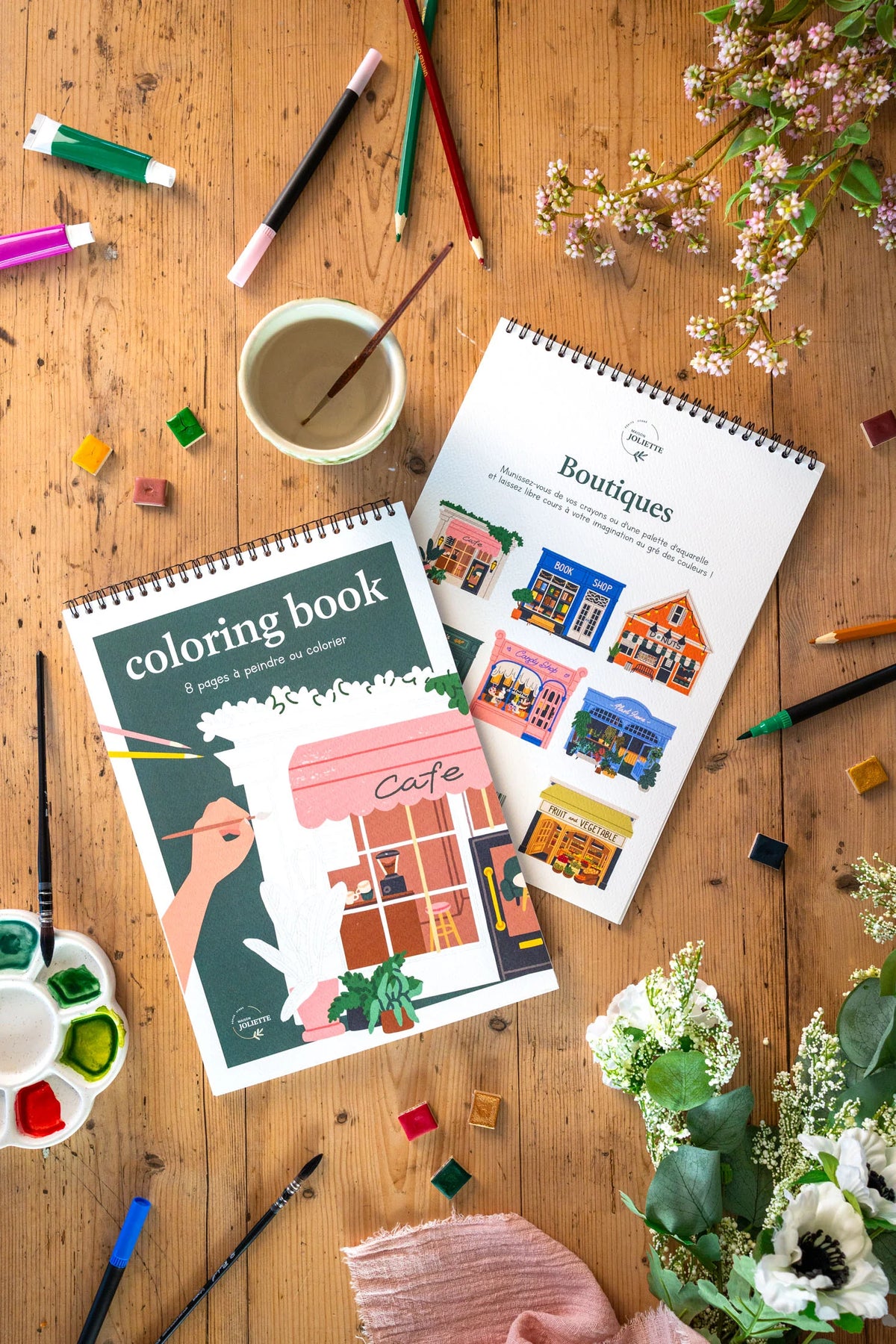 Carnet de coloriage A4 - Boutique