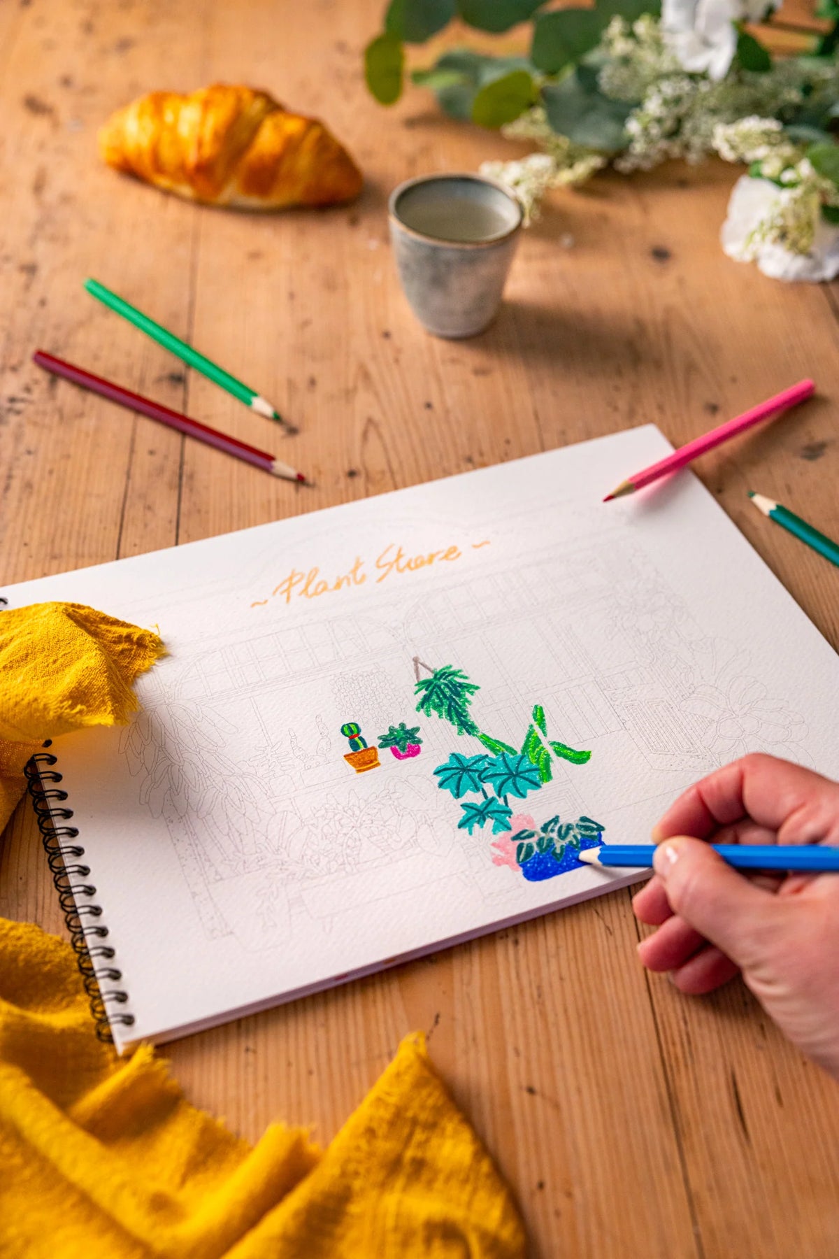 Carnet de coloriage A4 - Boutique