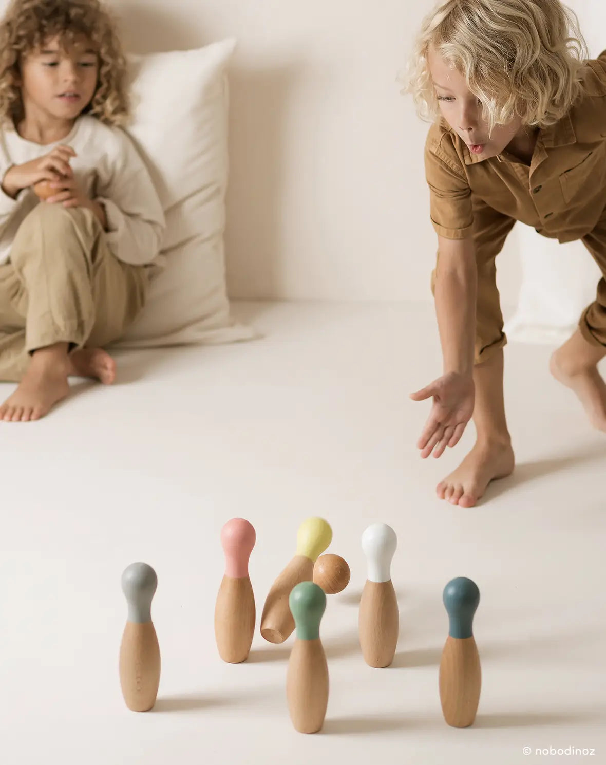 Jeu de quilles en bois - Nobodinoz
