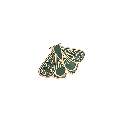 Pin's papillon doré et vert
