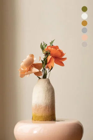Cache vase - Dégradé nude pistache