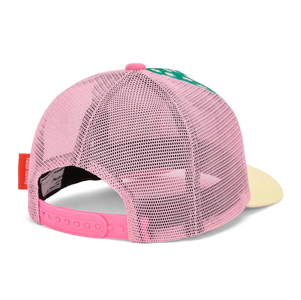 Casquette - Fleurs vertes