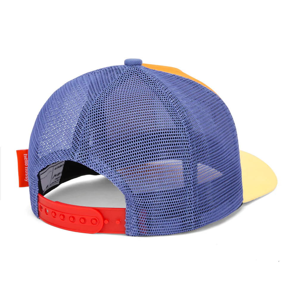 Casquette - Orange et bleue