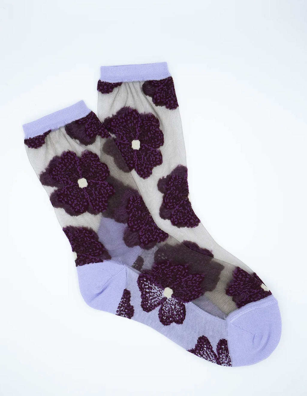 Chaussettes "Murano Violette"