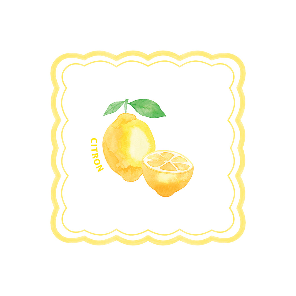 Serviettes en papier - Fraise/Citron