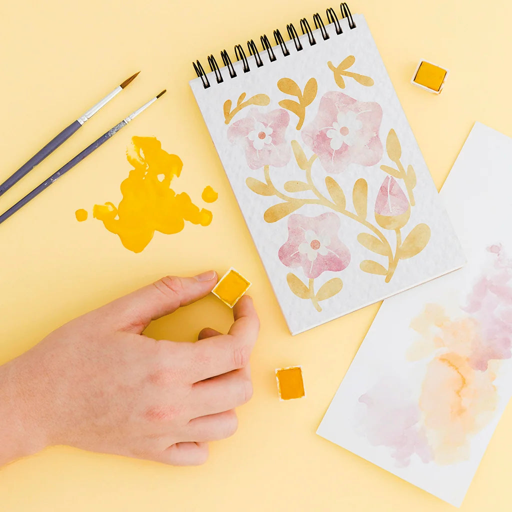 Carnet de coloriage A6 - Floral