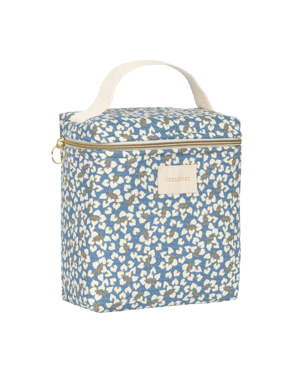 Sac isotherme - Fleurs bleues