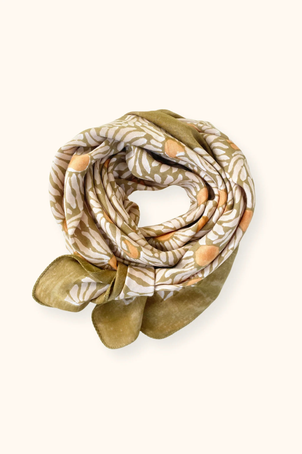 Foulard - Lalavida Marguerite Olive