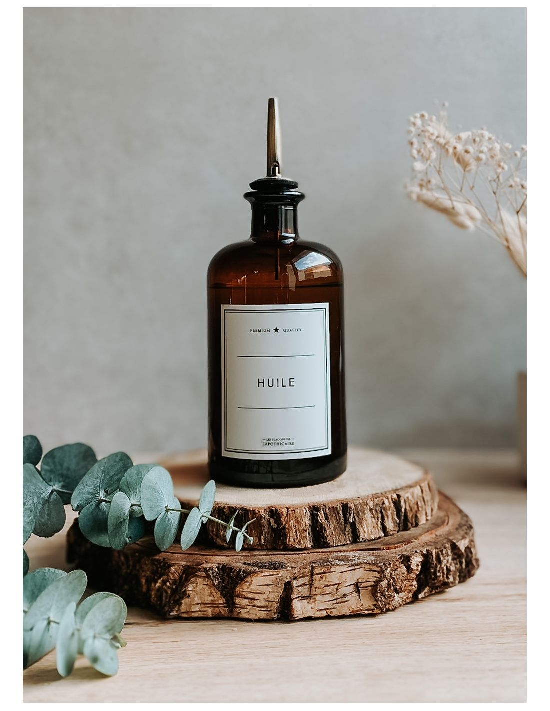 Bouteille d'huile Ambre - 500ml
