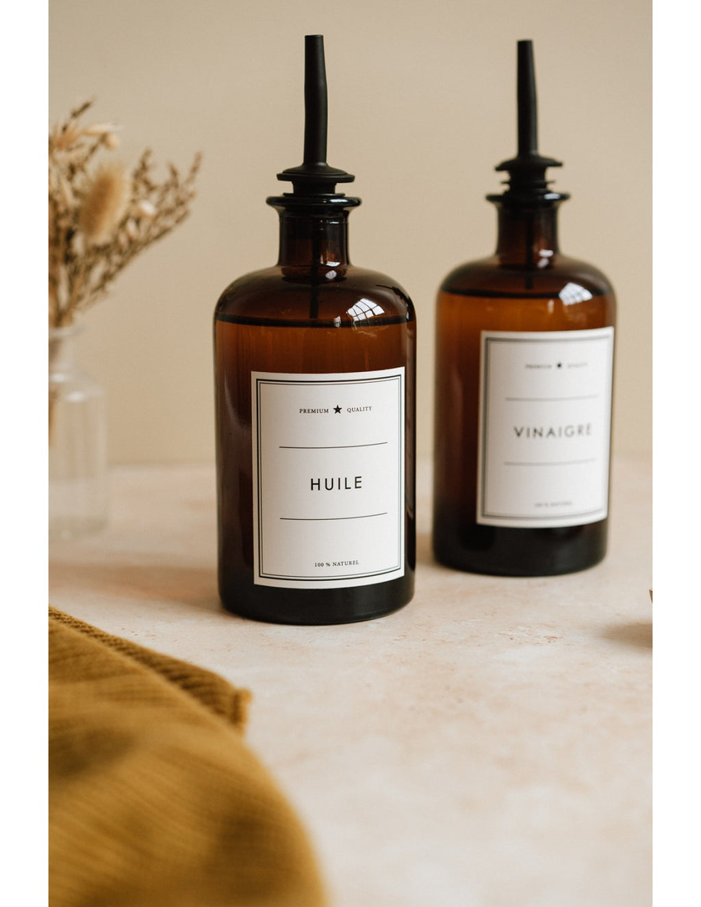 Bouteille d'huile Ambre - 500ml