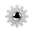 Miroir soleil blanc