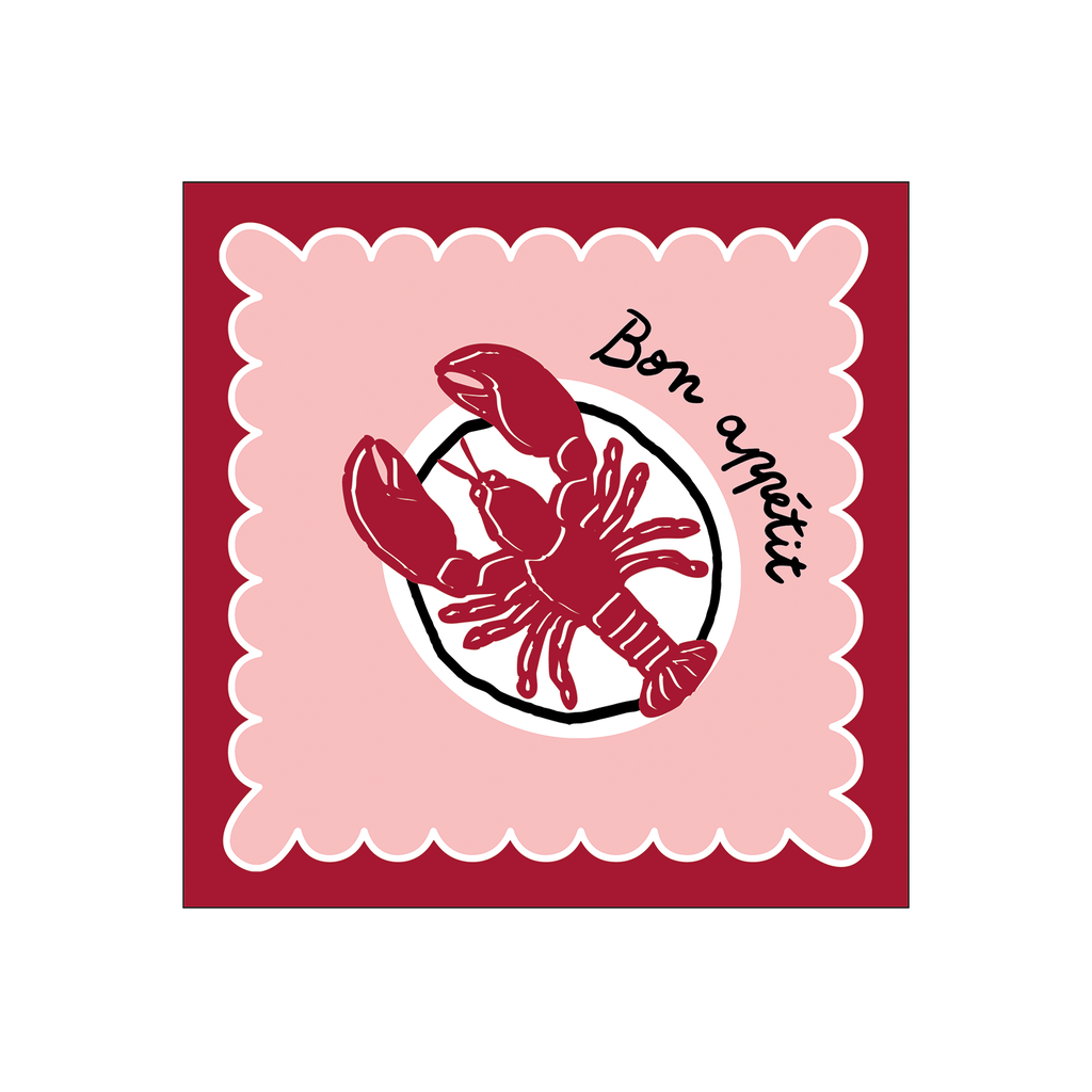 Serviettes en papier - Homard