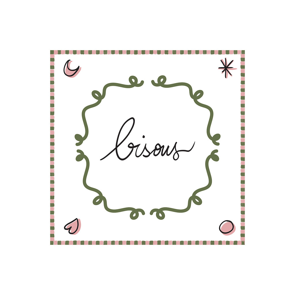 Serviettes en papier - Bisous