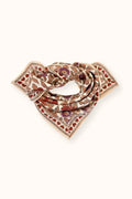 Petit foulard - Coeur macadamia