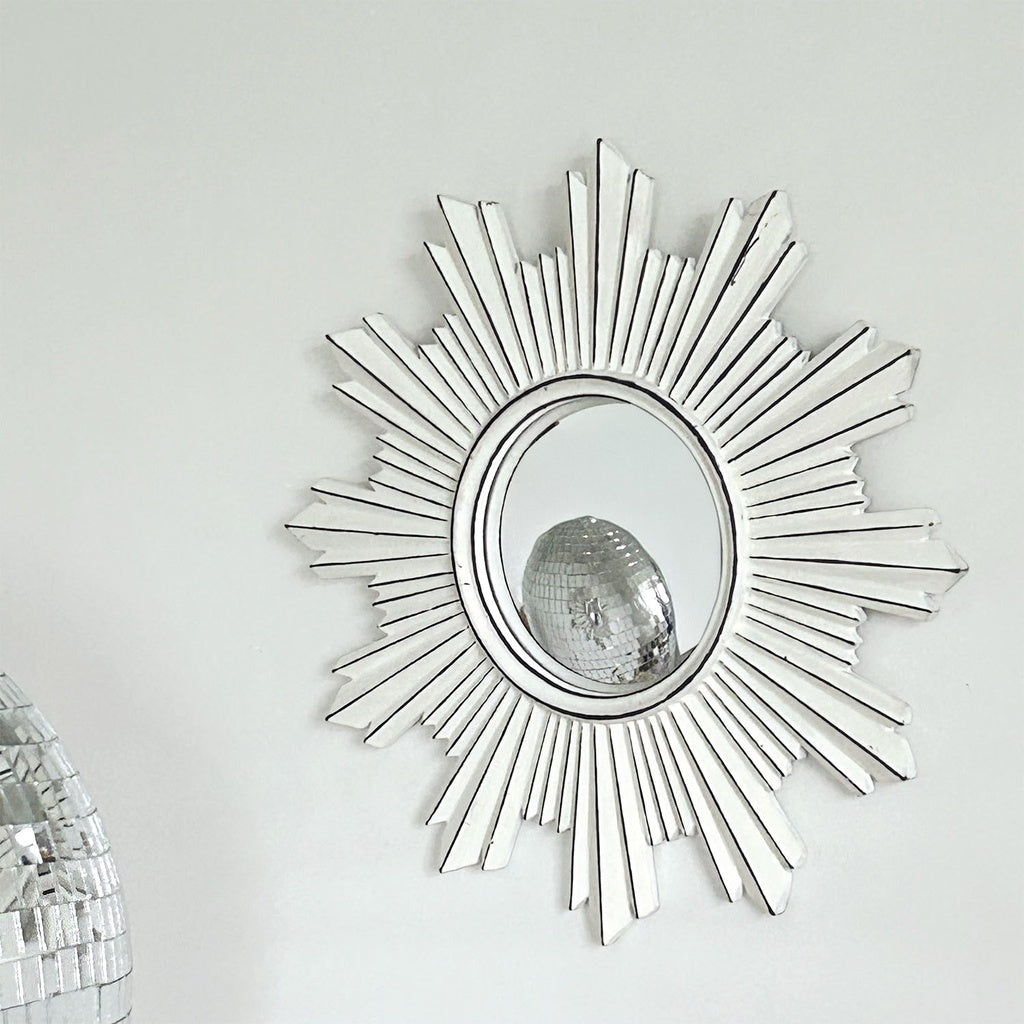 Miroir soleil blanc