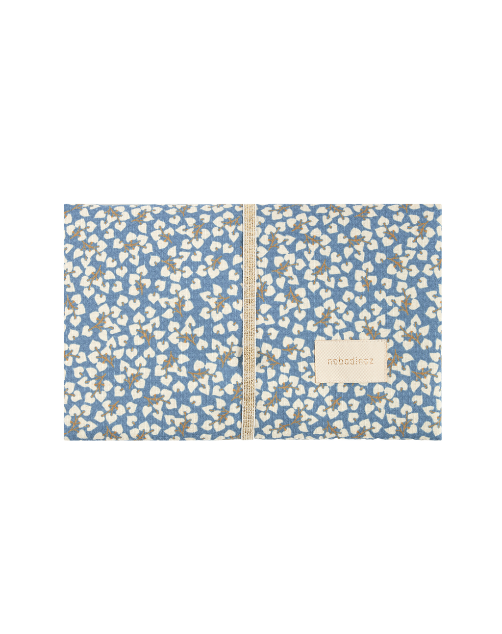 Tapis à langer - Fleurs bleues