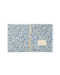 Tapis à langer - Fleurs bleues