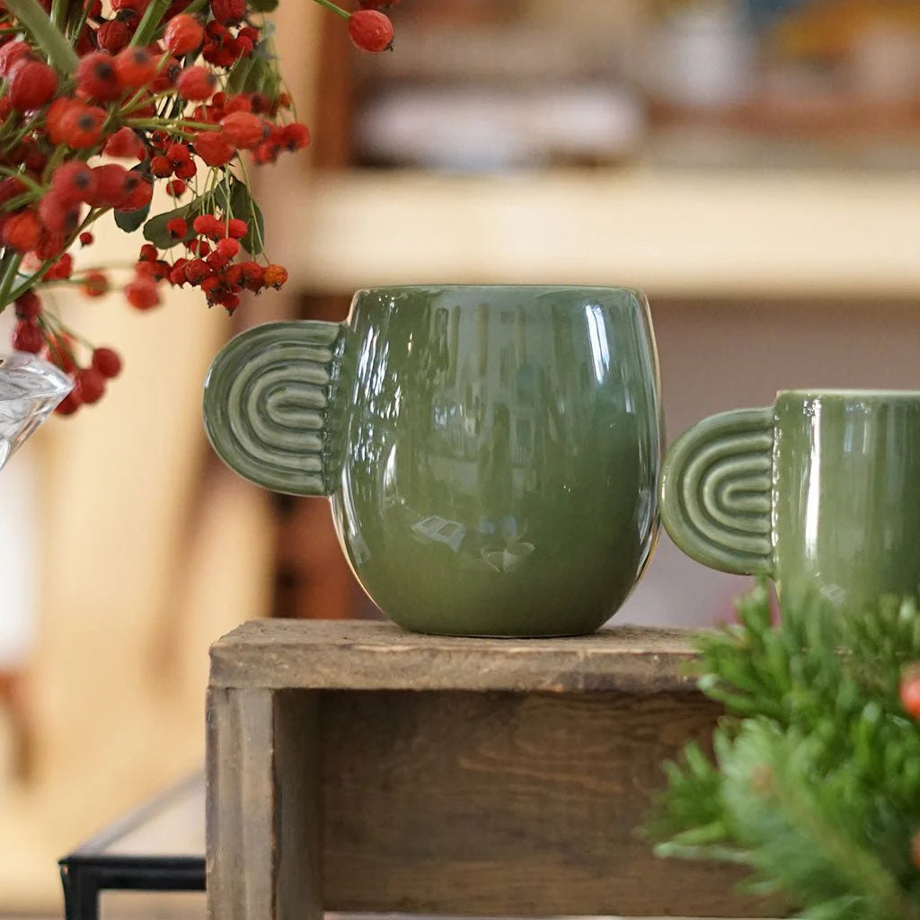 Mug grande anse - Vert