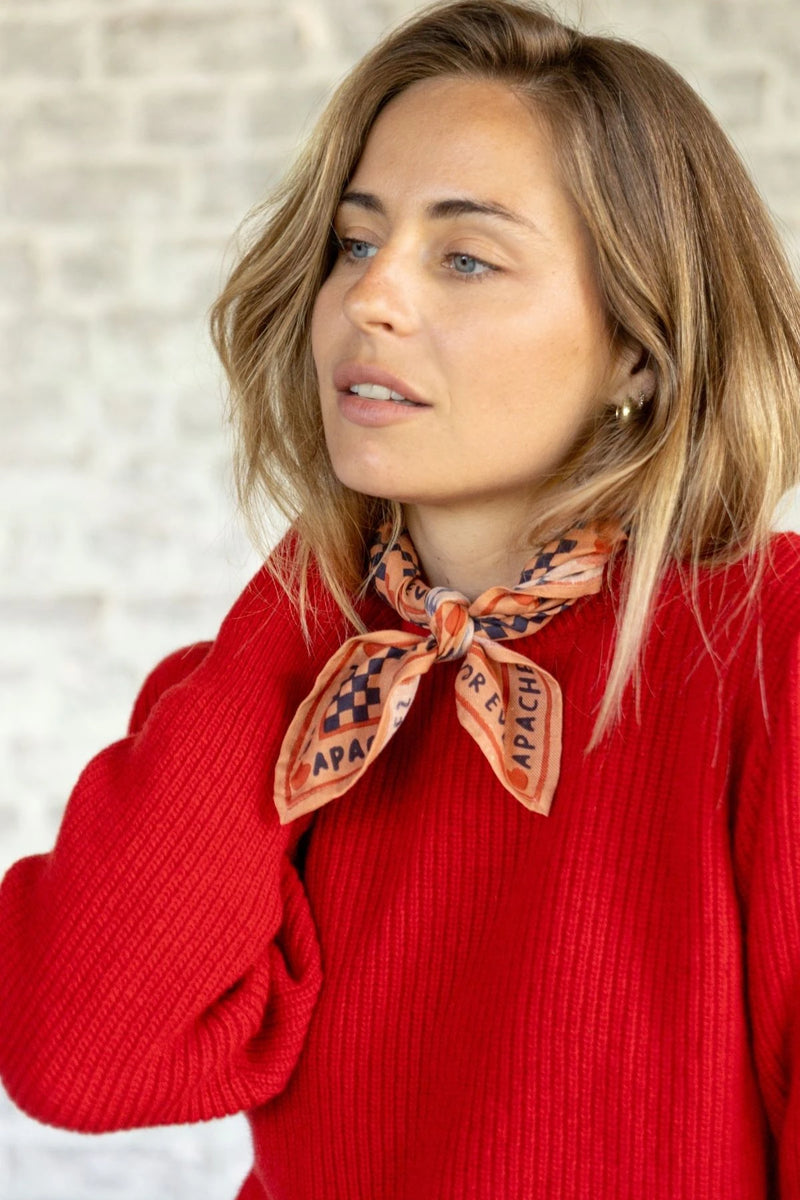 Petit foulard - Amor rust
