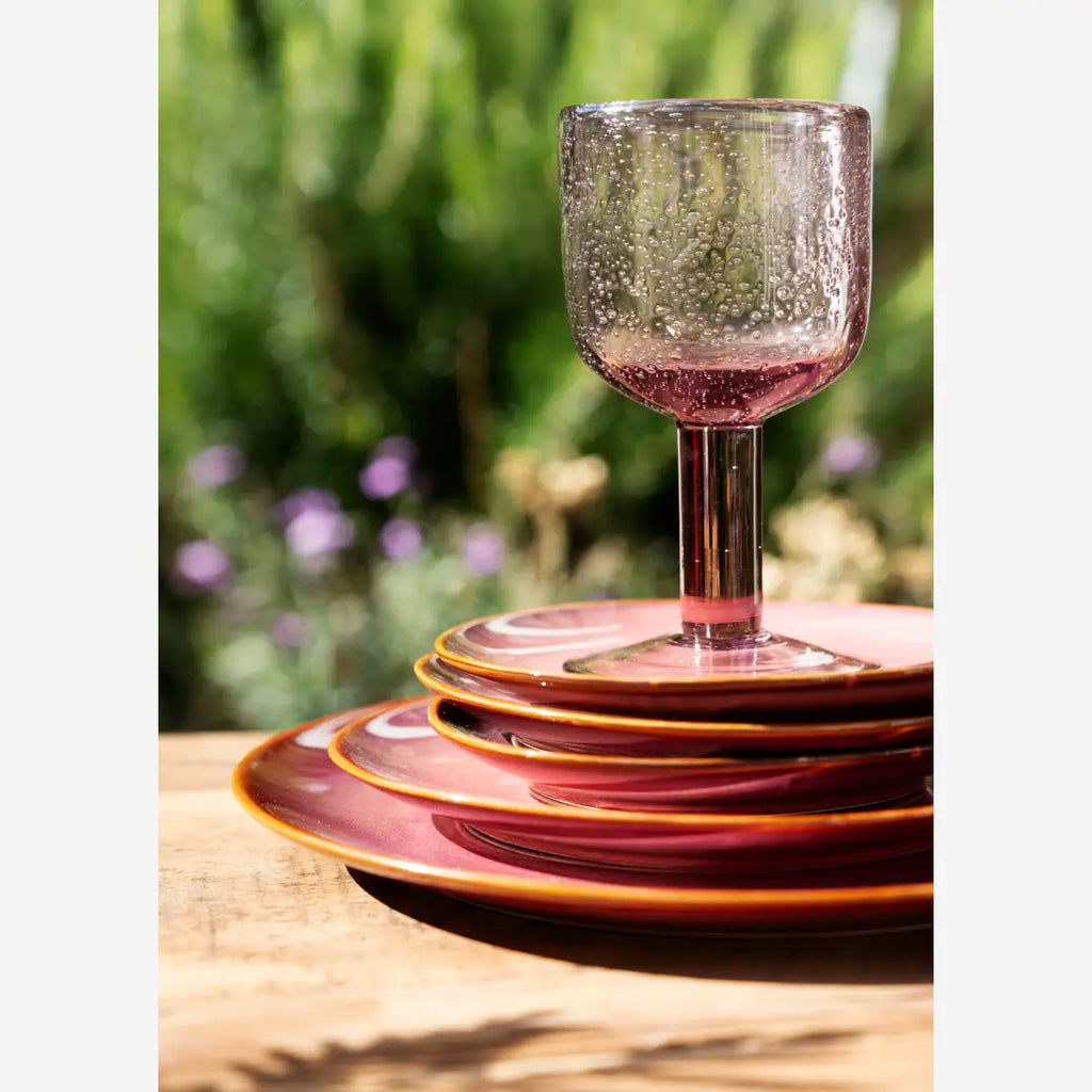 Verre à vin coloré