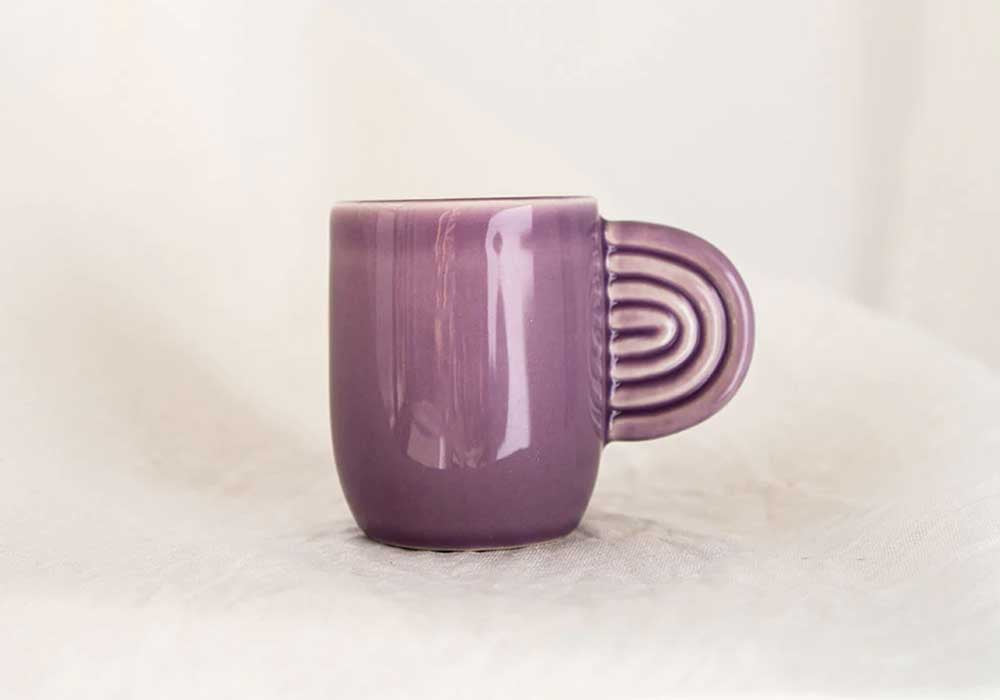 Tasse petite anse - Violet