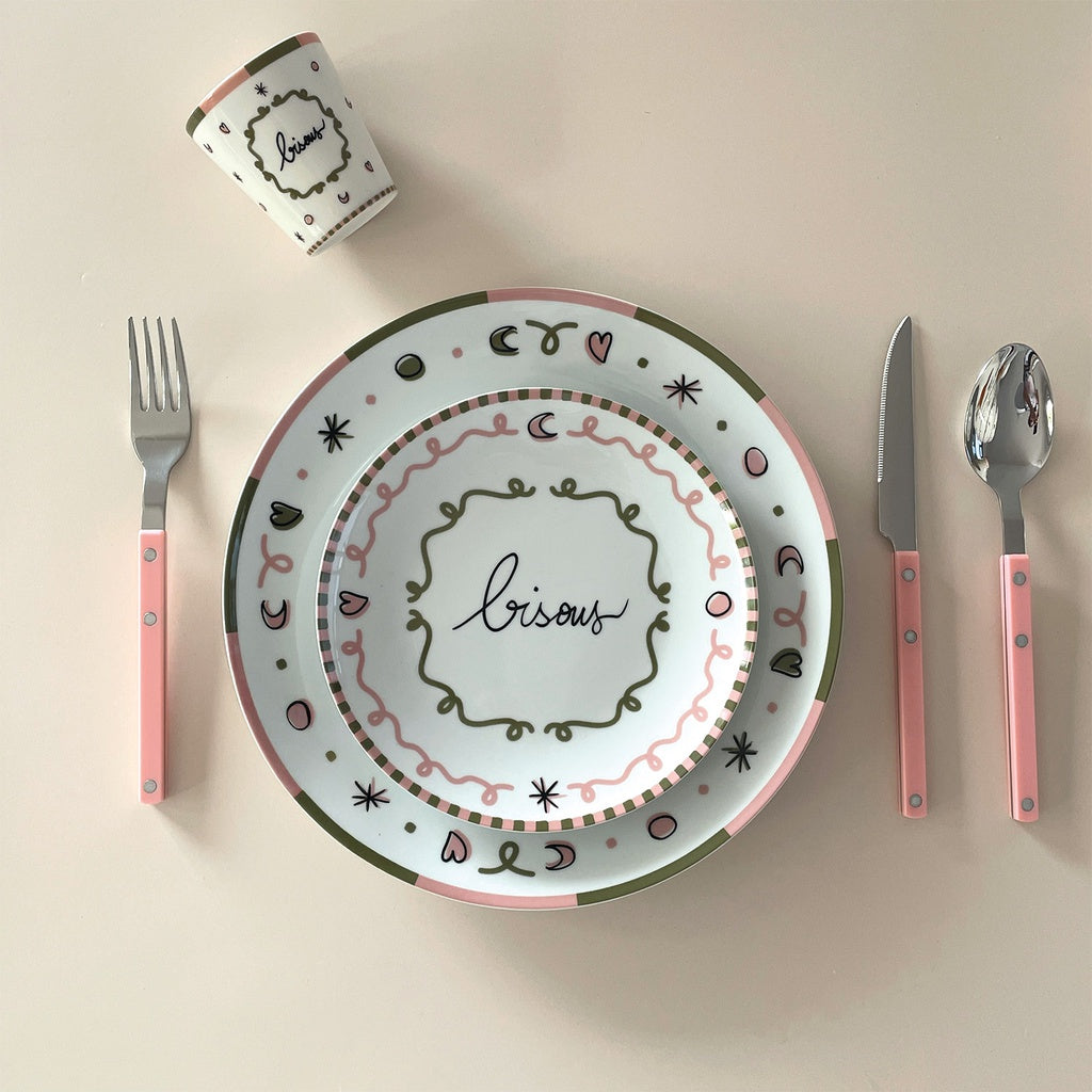 Set de 4 tasses bisous
